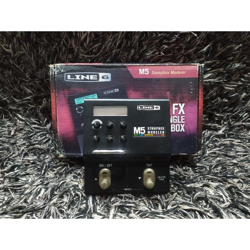 Line 6 M5 Stombox Modeler Delay Reverb modulasi Overdrive