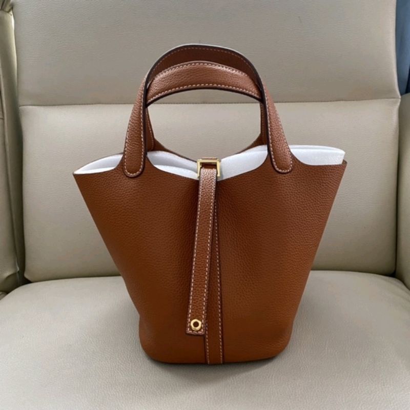 No Brand Inspo Picotin in Clemence Genuine Leather