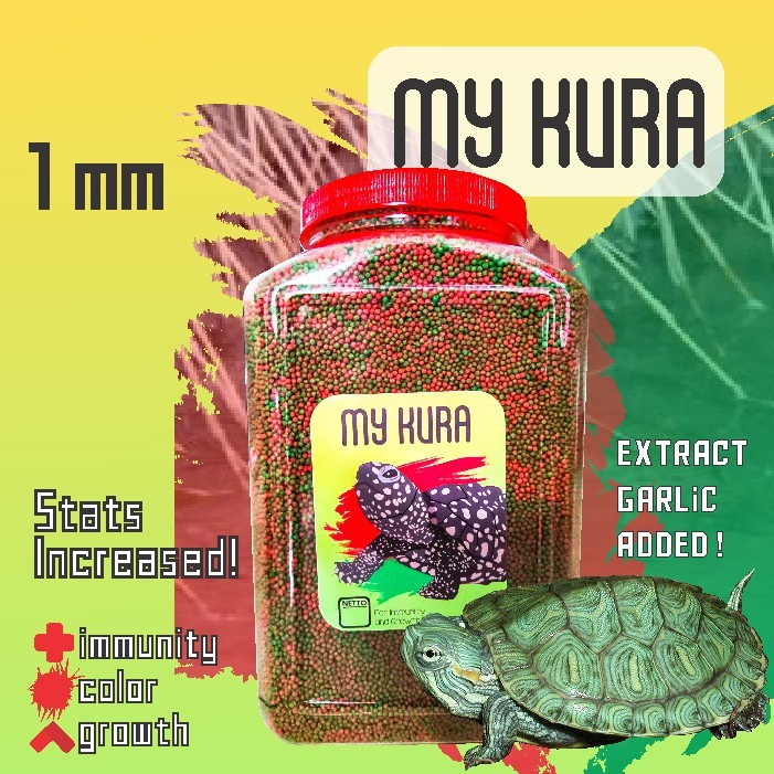 My Kura pelet kura kura brazil 1,6 kg / makanan kura kura brazil / pakan kura kura brazil / pelet ku