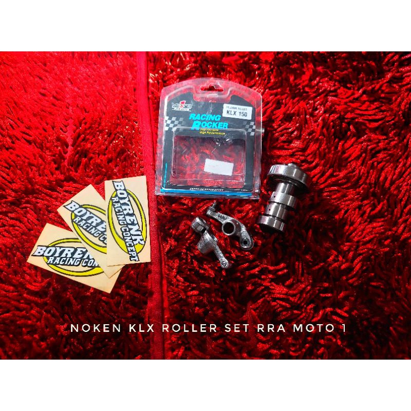 NOKEN AS CAMSHAFT SET TEMLAR ROLLER KLX 150 MOTO 1 RACING - BOYRENK RACING CONCEPT