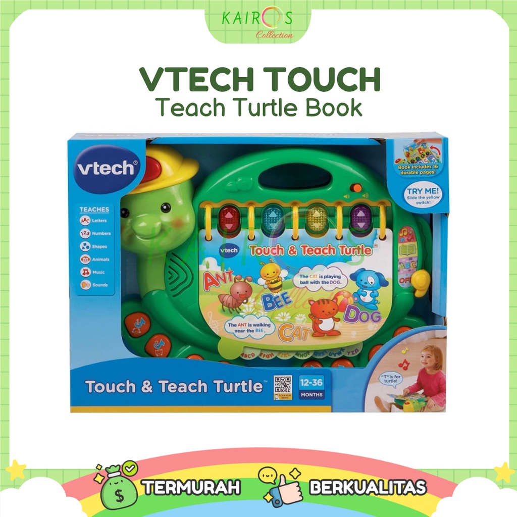 VTech Touch and Teach Turtle Book