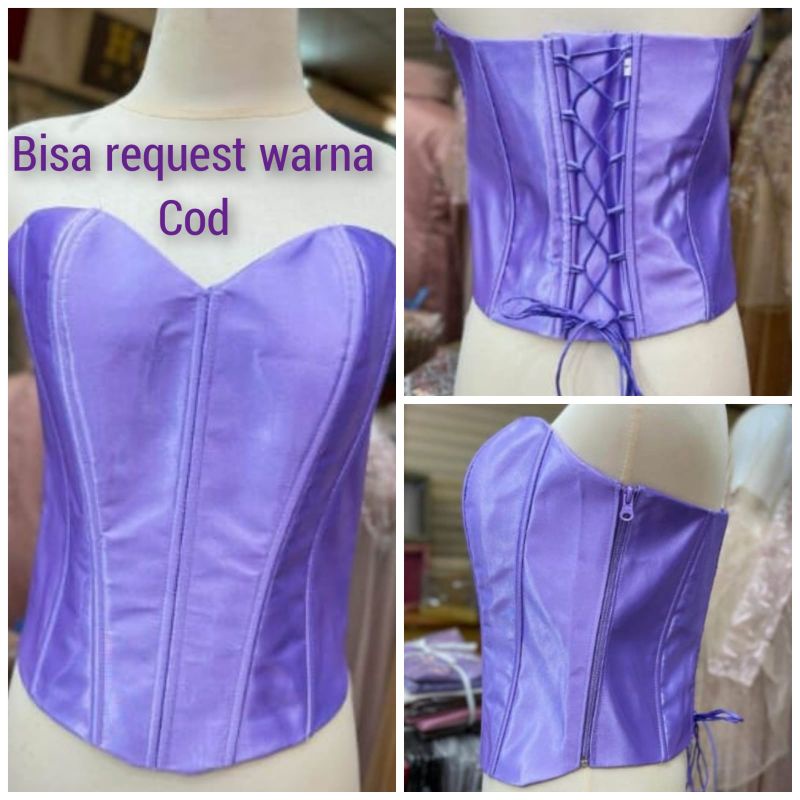 KEMBEN KAMISOL BUSTIER LONGTORSO DALEMAN KEBAYA WANITA
