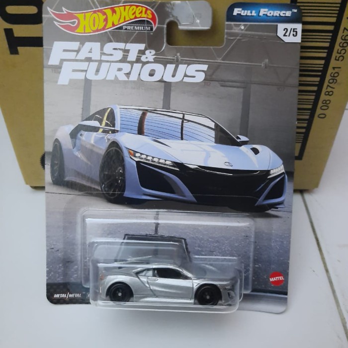 HOT WHEELS FAST FURIOUS ACURA NSX SILVER FULL FORCE NUSEL