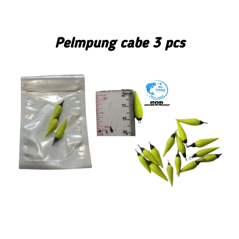 PELAMPUNG CABE ( 3 PCS)