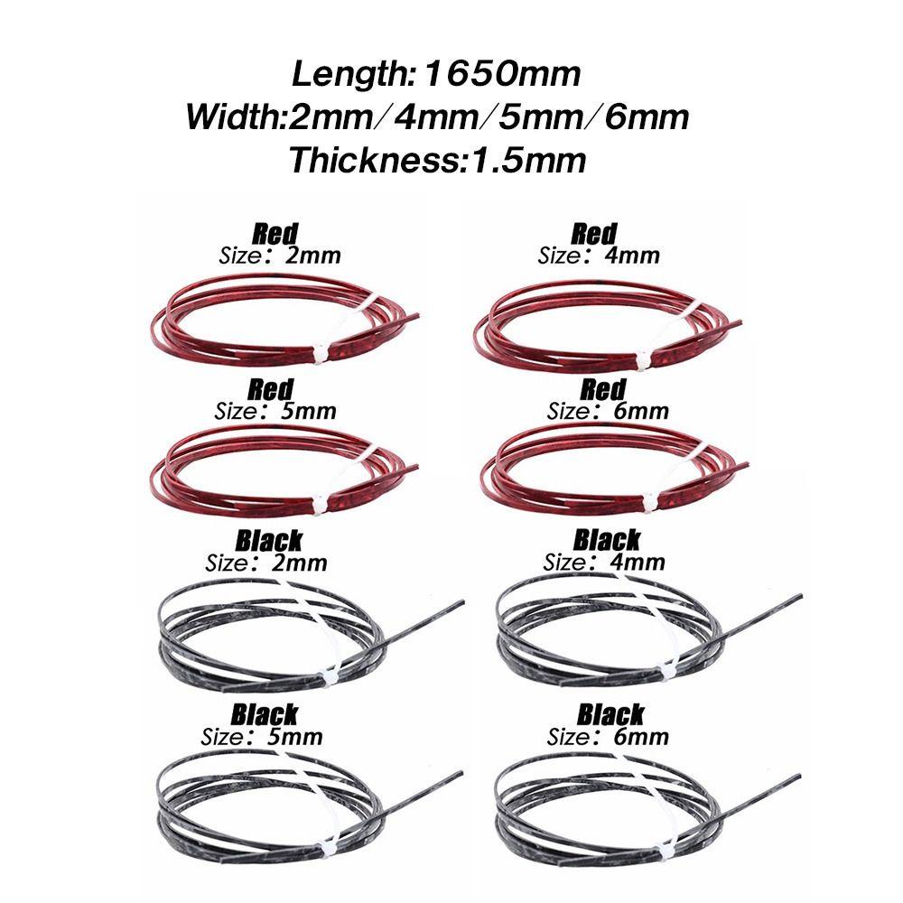 Nanas 1/2pcs Membuat Edging Strip Aksesoris Gitar Bassukulele Cocok Untuk Merayap Pengikat Plastik Gitar