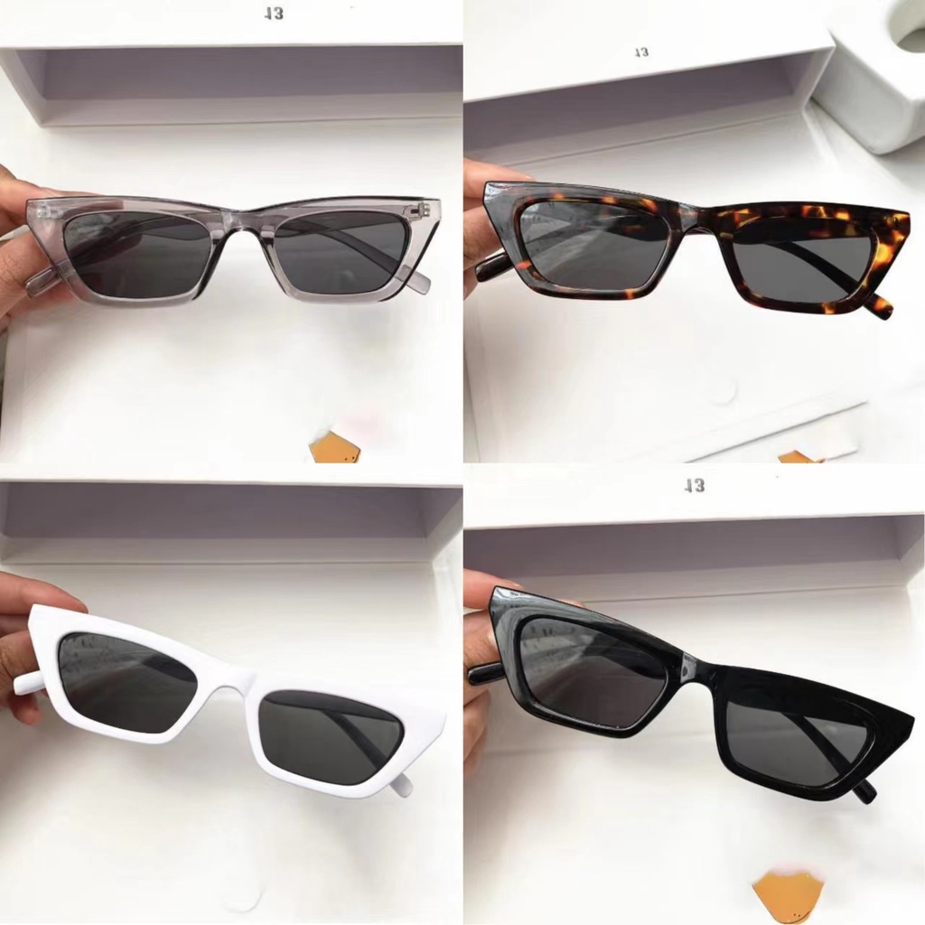 Grosir - F1043 Kacamata Fashion Anti UV Retro / Kacamata Korea Persegi Panjang Retro Vintage / Sunglasses Korean