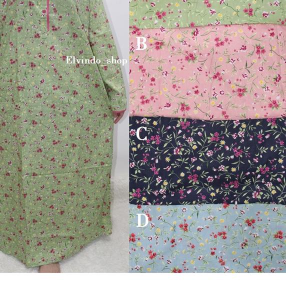 Daster /LOngdress Lengan Panjang/ HomeDress Katun Jepang Lokal Motif