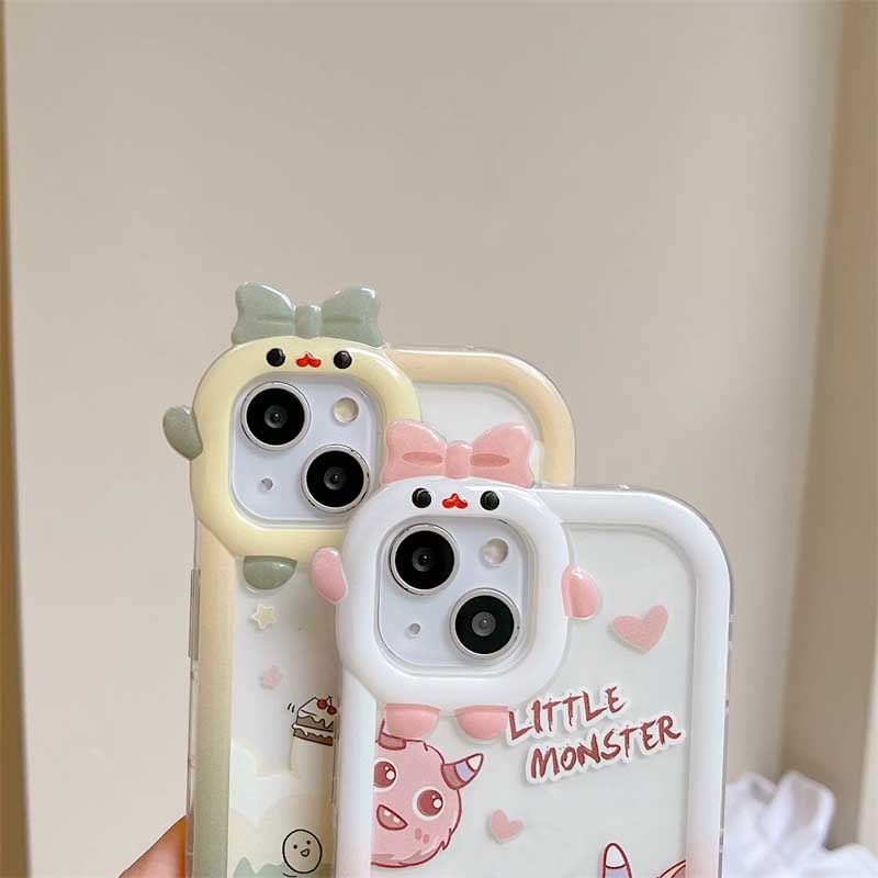 Soft Case Silikon Motif Kartun Dinosaurus Dan Monster Untuk IPhone 14 Pro Max 11 12 Xr XS 6 6S 7 8 Plus SE 2020