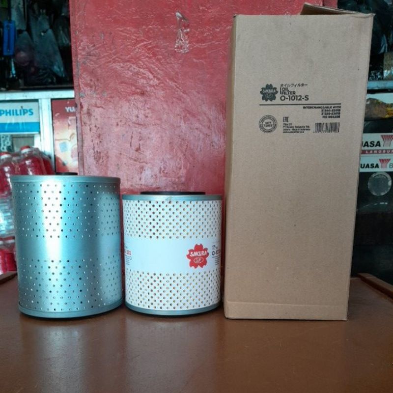 Oli filter Fuso Truk 6D22/8DC/10DC/8DC 11 Built Up Sakura O-1012-S