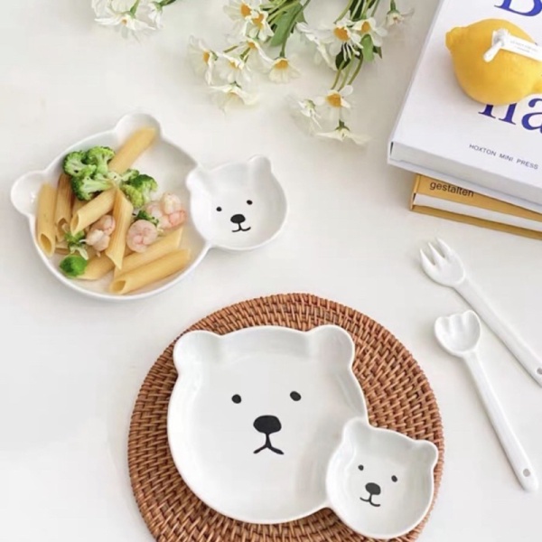 

Promo Bear Plate Ceramic / Dumpling Plate / Piring Beruang Lucu Impor Kerami Limited