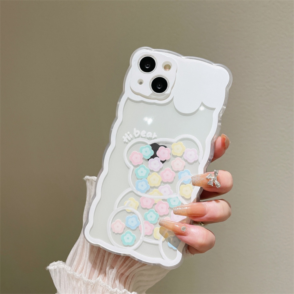 Casing Realme10 4G C35 C33 C33 C31 C30 Realme C21Y 5 6i 5s 5i 7i C15 C25s C11 C12 C25 C25Y C11 2021 C20 C3 C1 C17 A1K Casing Fashion Butterfly Beruang Lucu Soft TPU Phone Cover RIXUAN