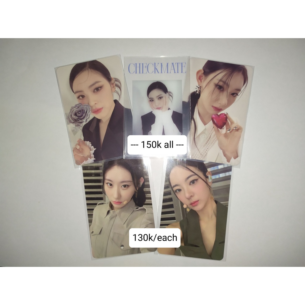 photocard pc itzy checkmate