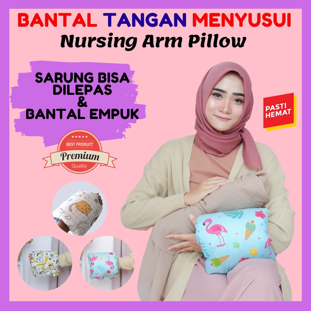 Bantal Menyusui Bayi Multifungsi Harga Murah Model Tangan Nursing Arm Pillow Jumbo Besar Ibu Menyusui Bayi ASI Bantal Baby Toddler Empuk Lembut Motif Karakter Lucu Persiapan Perlengkapan Bayi Baru Lahir Newborn Baby Ibu Menyusui Ibu Hamil Merek Ndollolo