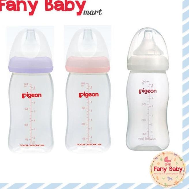 PIGEON BOTOL SUSU PP WIDE NECK ISI 3 240ML - BOY
