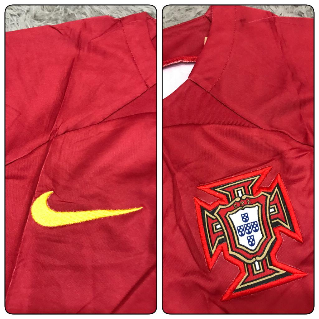 Jersey bola portugal home 2022 - 2023 grade ori import