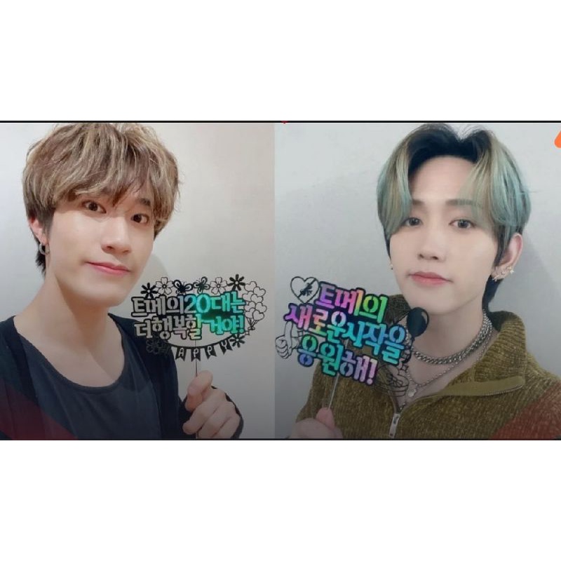 Custom Korea Cake Topper / Glitter Cake Topper