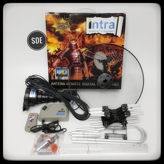 Antena Remote Digital Tv Lcd Led / Antena Tv Intra 888 Free Kabel 10M