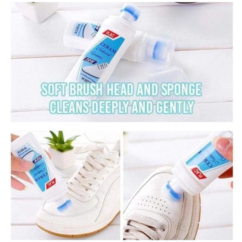 CAIRAN PEMBERSIH PEMUTIH SEPATU SPRAY DAN BRUSH