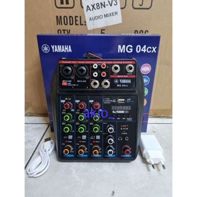 MIXER YAMAHA MG4CX USB BLUETOOTH 4 CHANNEL MINI