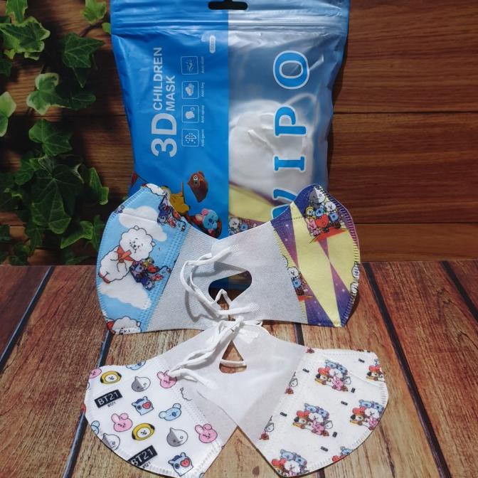 Masker Duckbil Duckbill Dukbil Bt21 Bts Anak Anak Isi 50 Earloop Mix t-archive-rudy- Ayo Beli