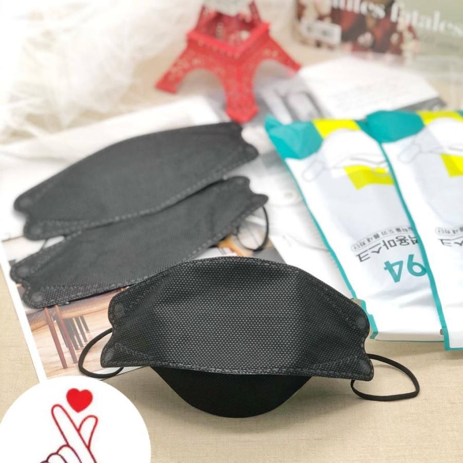 Jual Masker Kf Masker Kf Masker Korea Ply Isi Pcs Sertifikat Hitam Kf Hitam