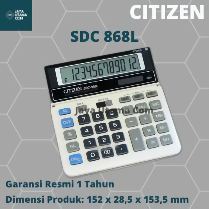 

Calculate Kalkulator Citizen Sdc-868L Original