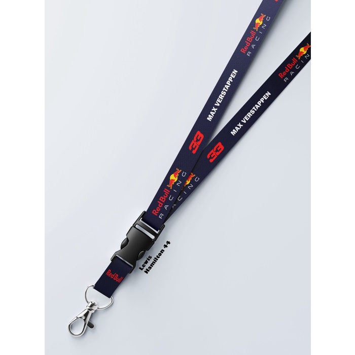 

Document Organizer Lanyard Formula 1 F1 Red Bull Max Verstappen Dua Sisi Gantungan Kunci