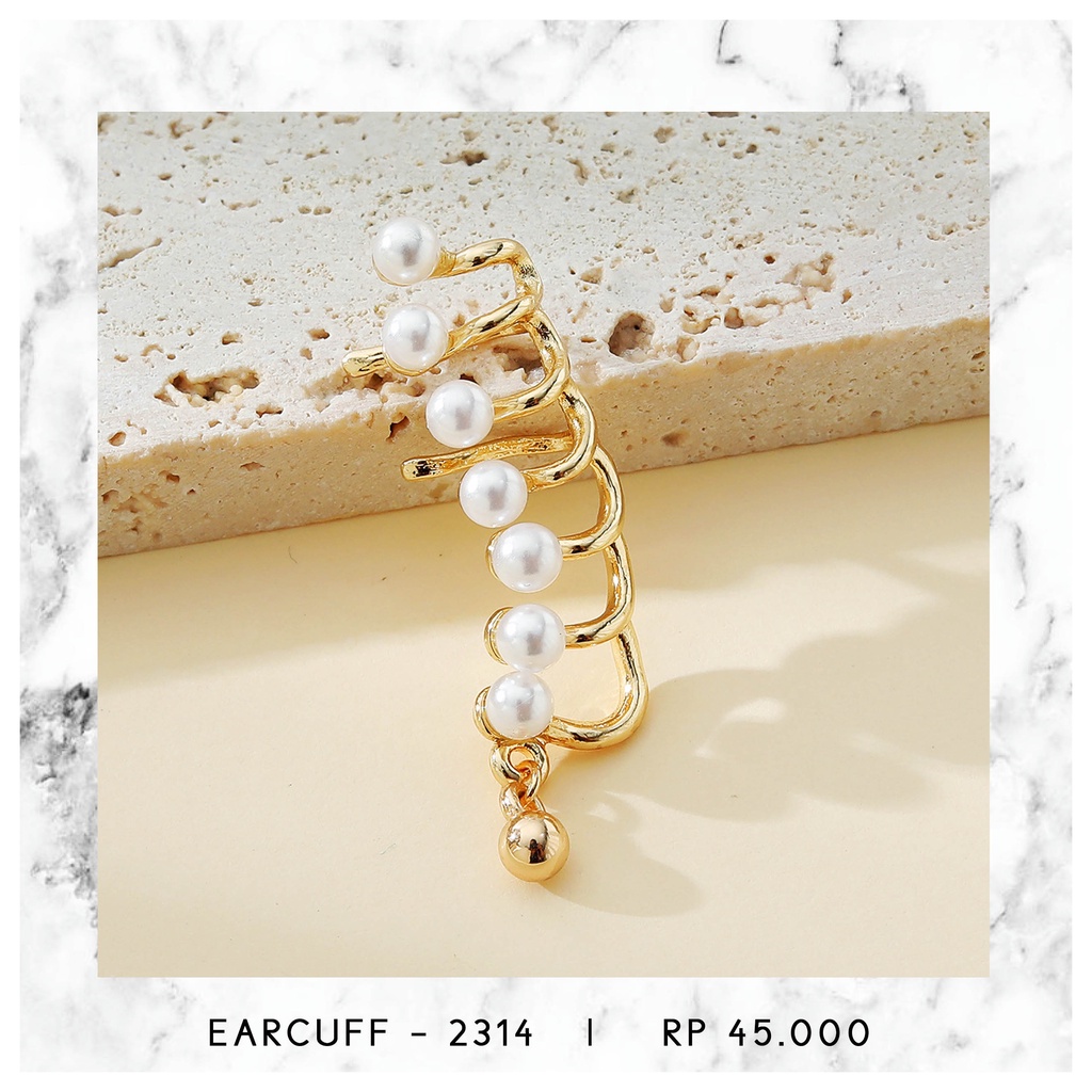 EARCUFF KRISTAL MUTIARA - 2317 / 2314