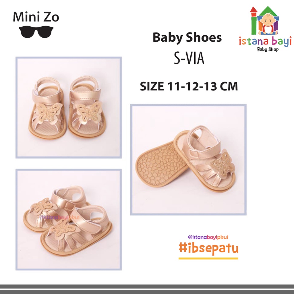 MINIZO Prewalker Bayi Girl - Prewalker Shoes/Sepatu Bayi