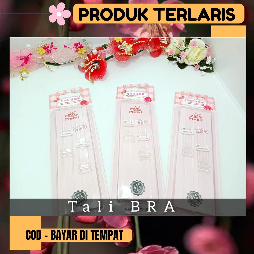 Tali Bra Transparan Tali BH Bening Elastis Tebal Tokopelanginicer - STRAP TALI BRA BH DALAMAN