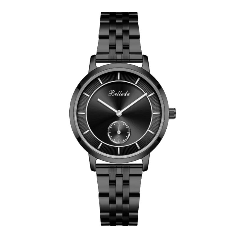 Belleda Wanita Stainliss Chronograph Aktif Original Bisa COD