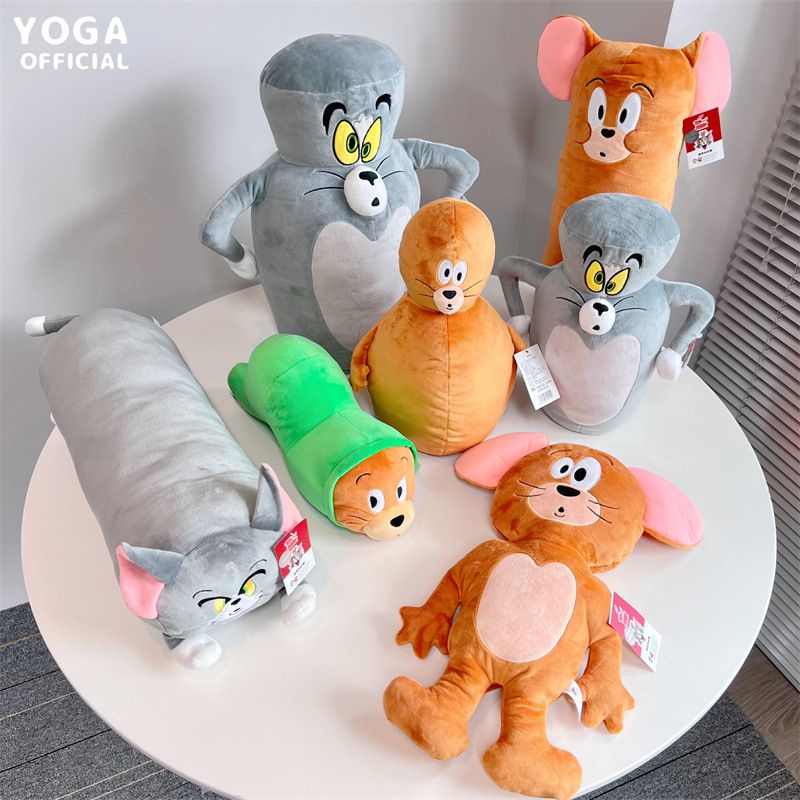 Boneka Mainan Mewah Imut Tom And Jerry Cacat Kartun Lucu Tom Cat Jerry Mouse Hadiah