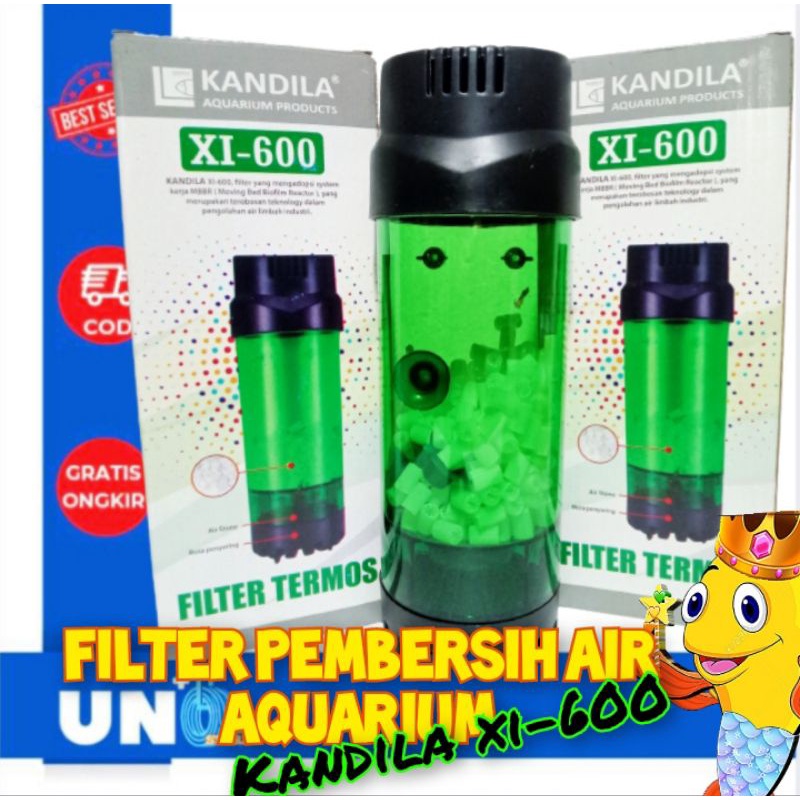 FILTER TERMOS KANDILA XI 600 / AF AQUA 600 WITH KALDNESS MOVING BED BUBBLE MOVING