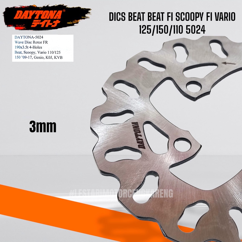 PIRINGAN CAKRAM DEPAN BEAT VARIO 110 125 SCOOPY BEAT POP ESP DAYTONA