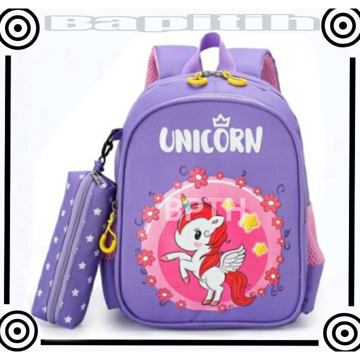 BPT/ Unicorn - Tas Anak Sekolah Perempuan SD/TK murah Tas Sekolah Ransel Tas Anak Perempuan new terbaru terlaris backpack tas