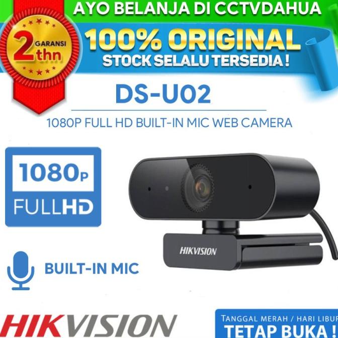 JUAL HIKVISION DS-U02 WEBCAM HIKVISION 2MP MIC WEBCAM GARANSI RESMI
