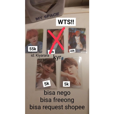 WTS PHOTOCARD ENHYPEN SUNOO DAN NCT HELLO FUTURE CHENLE