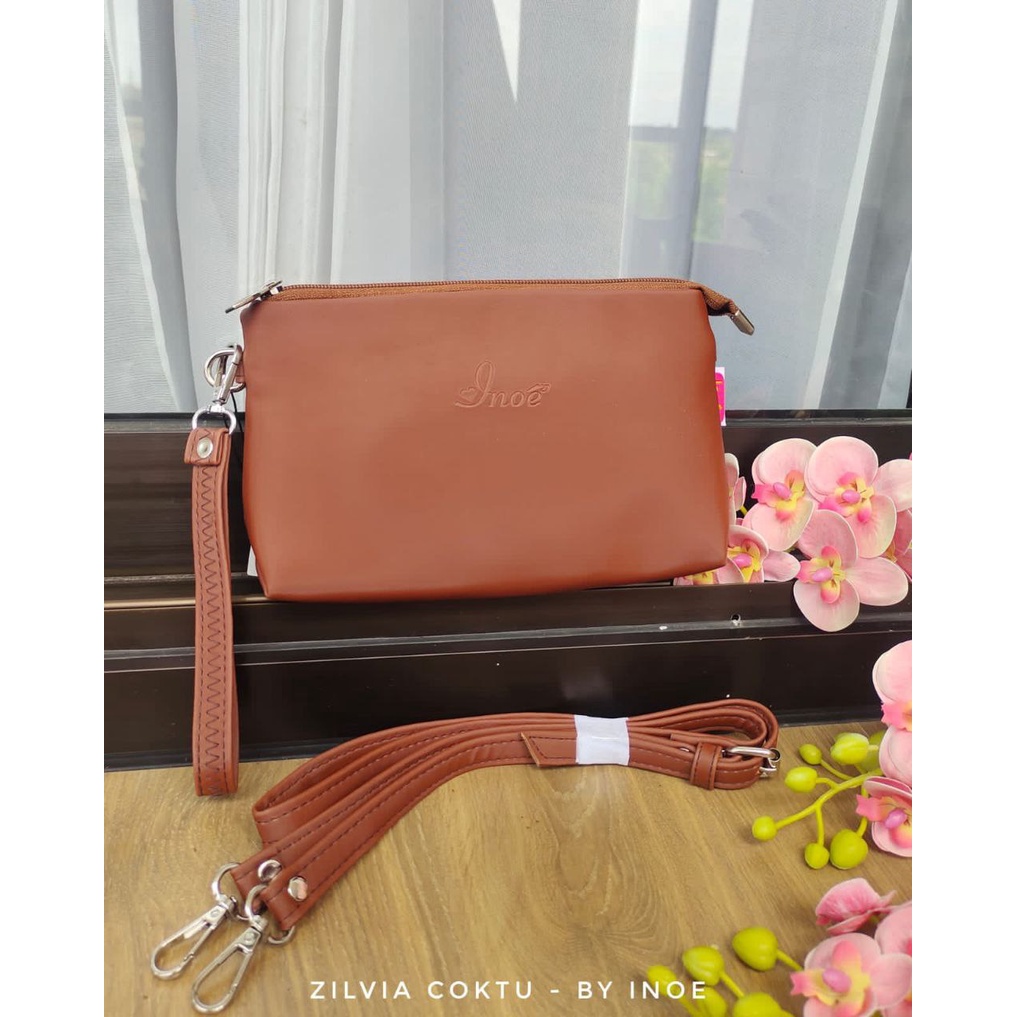 TAS SELEMPANG CANTIK WATERPROOF | ZILVIA SLINGBAG by INOE