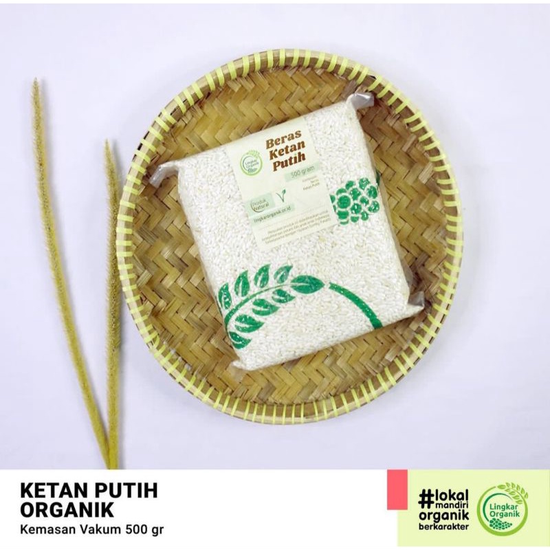 

Beras Ketan Putih dan Ketan Hitam Organik 500gram|Lingkar Organik|Banjarmasin
