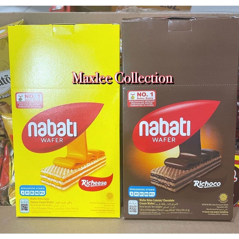 

RICHEESE NABATI WAFER KEJU / RICHEESE NABATI WAFER COKLAT