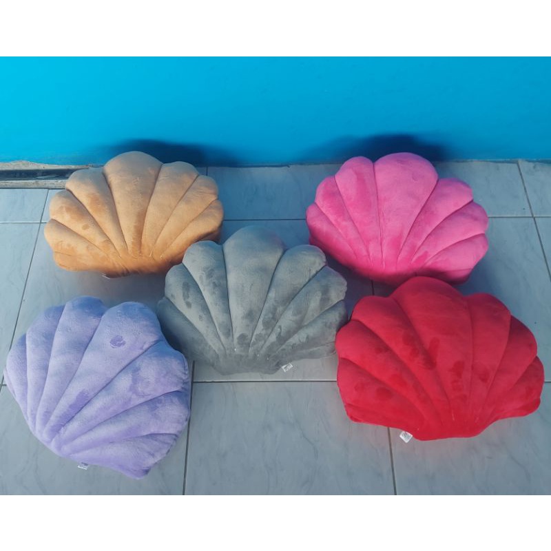 BANTAL KERANG UNIK BANTAL SOFA BANTAL KURSI BENTUK KERANG/BANTAL SOFA KERANG LUCU DAN UNIK