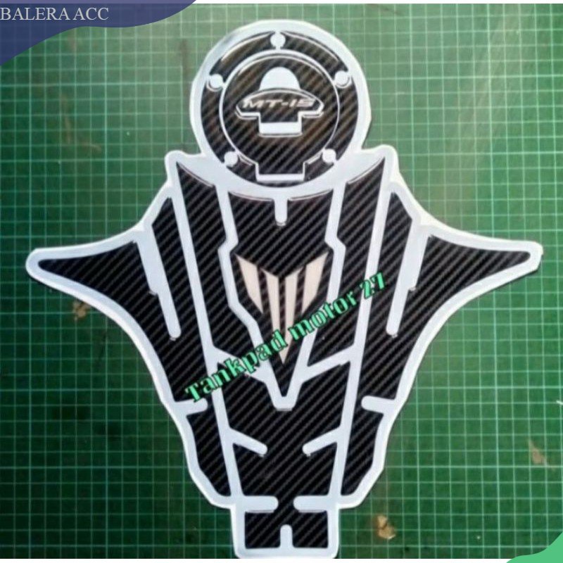 Stiker Sticker Resin Timbul Tankpad Tank Protector Yamaha MT15 Premium