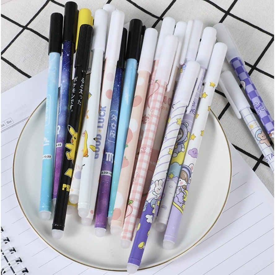 Bolpoin Pulpen Gel Tinta Bisa Dihapus Aesthetic Gel Erasable Pen