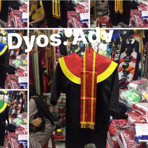 Toga wisuda TK toga tk baju toga TK anak-anak bahan satin berkualitas