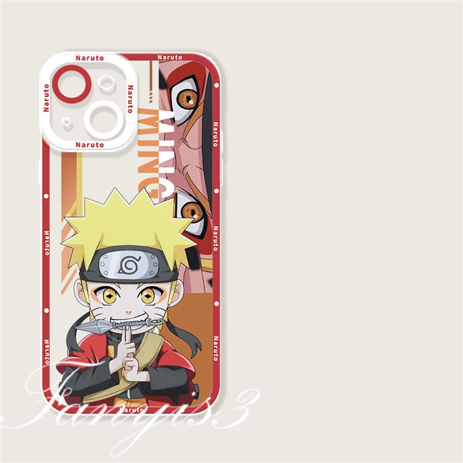 Redmi 10C 10A 10 9 9A 9C 9T Note 11 Pro+ 11s 11 10s 10 9s 9 8 Pro Xiaomi Poco X4Pro X3 Pro X3NFC M3 M4 F3 Mi 11 Lite 10T Pro Naruto Sasuke Color Lens Phone Case Clear Soft Cover