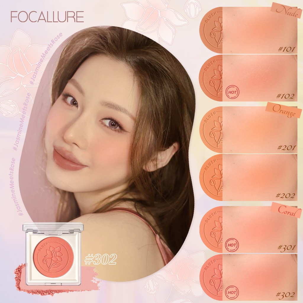 FOCALLURE Perfection Velvet Blush FA235 | Blush On | Powder Blush | BPOM