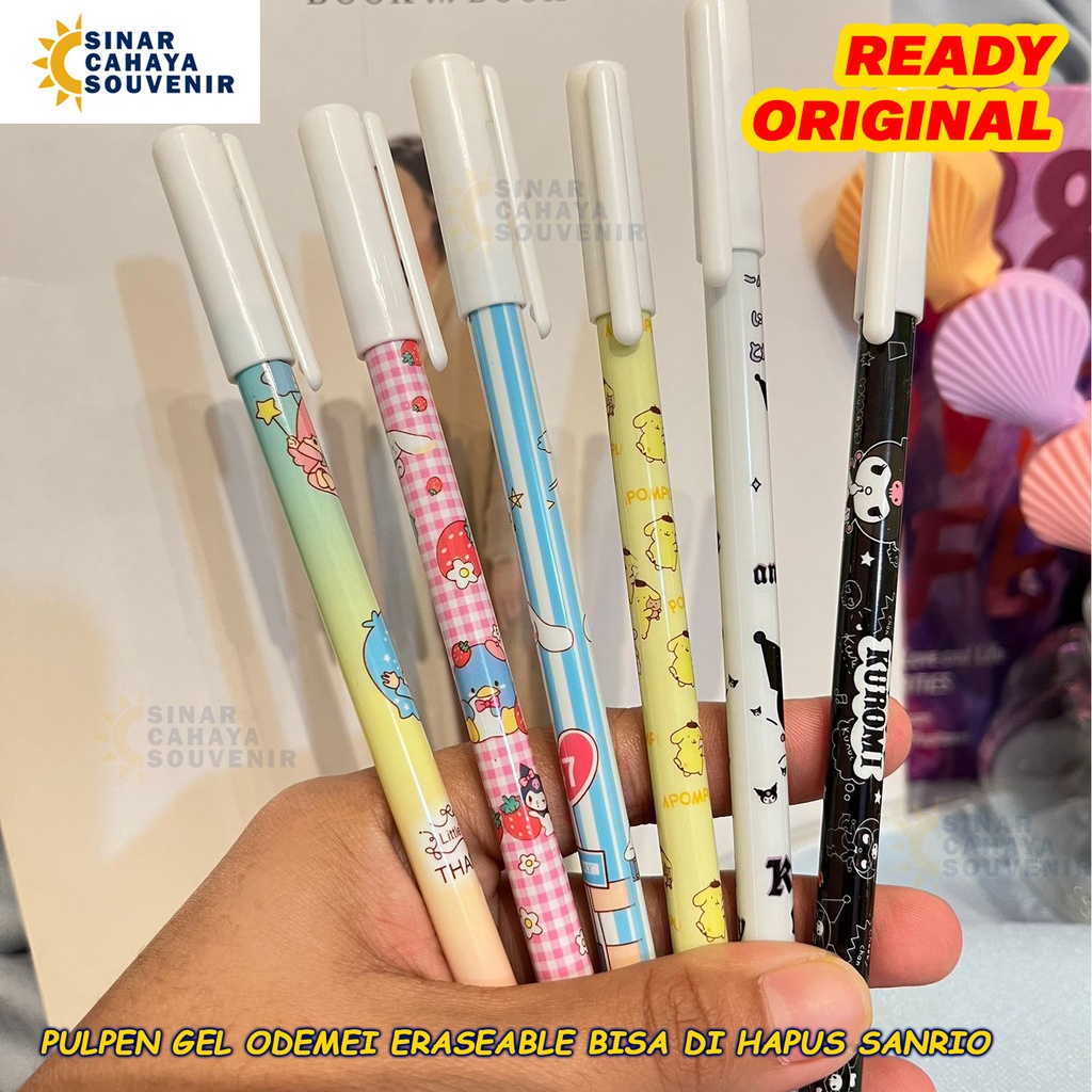 

Pulpen Gel Odemei Eraseable Bisa Di Hapus Sanrio | ATK Sekolah Stationery Unik Lucu Imut