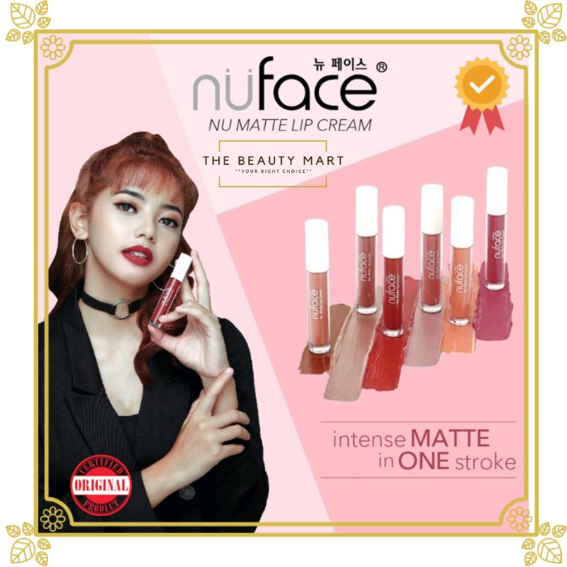 Nuface Lipcream Nu Matte 4gr | Nu Face Lipstick Cair