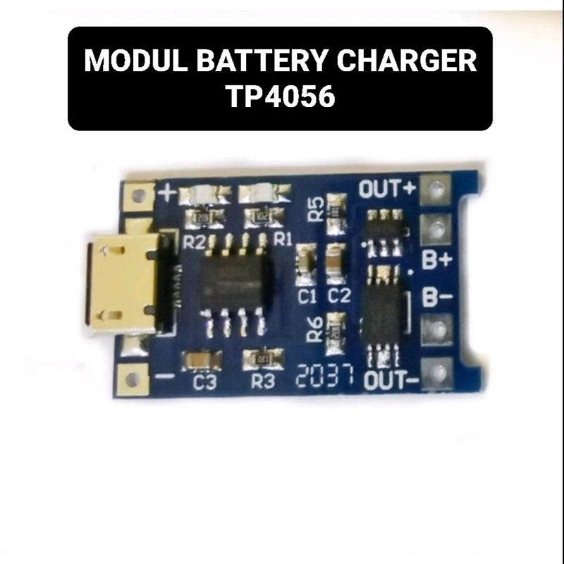 Modul Cas Baterai TP4056 Battery Charger 18650 TP 4056 Power Bank