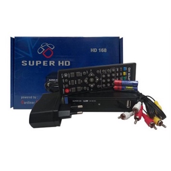 SuperHD 168 Set Top TV Box DVBT2 Super HD168 Digital DVB T2 Antena UHF PnP